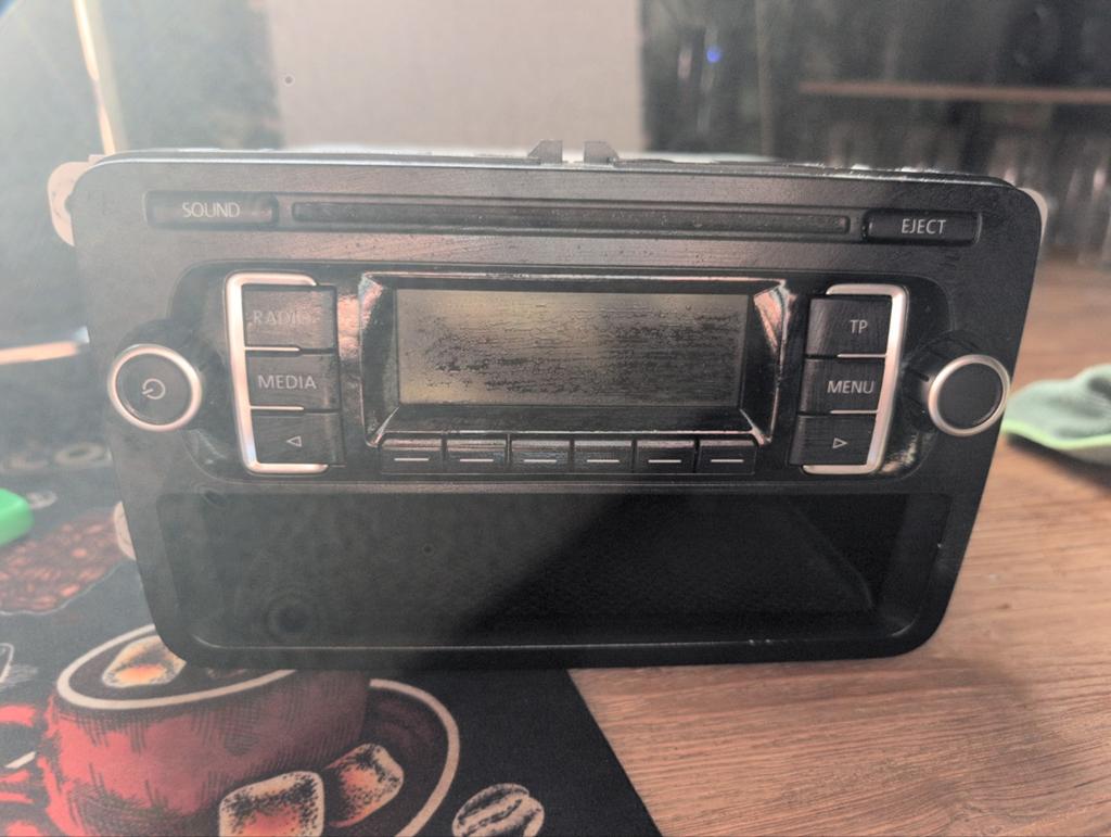 Volkswagen RCD210 MP3 Inbouw Radio - Origineel, Ophalen of Verzenden, Gebruikt