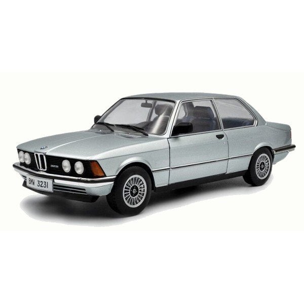 BMW 323I (E21) 1980 Blauw Schaal 1/18 Solido Nieuw, Hobby en Vrije tijd, Solido, Auto, Solido, Nieuw