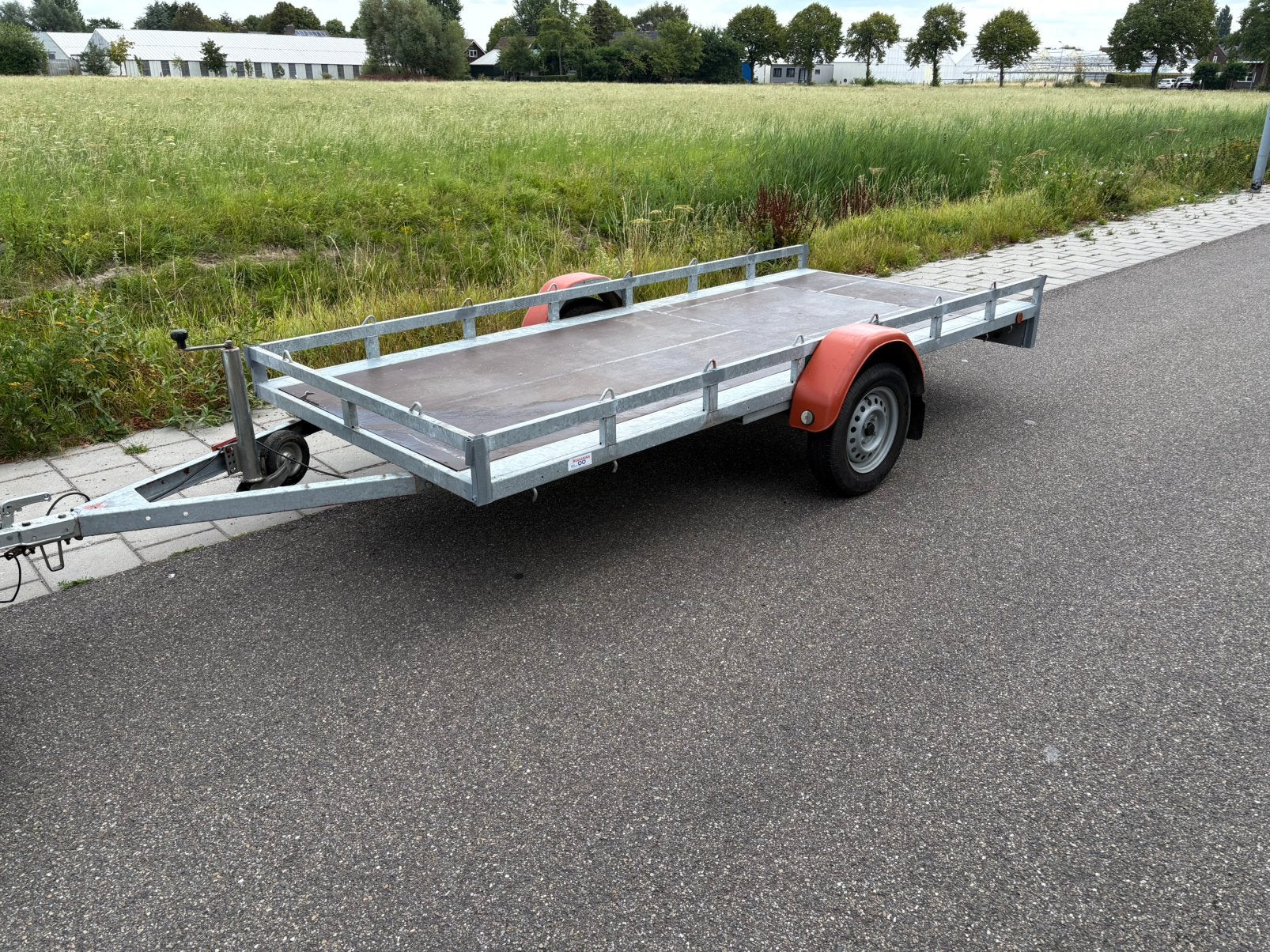 Oprijwagen aanhanger, Auto diversen, Aanhangers en Bagagewagens, Ophalen, Zo goed als nieuw