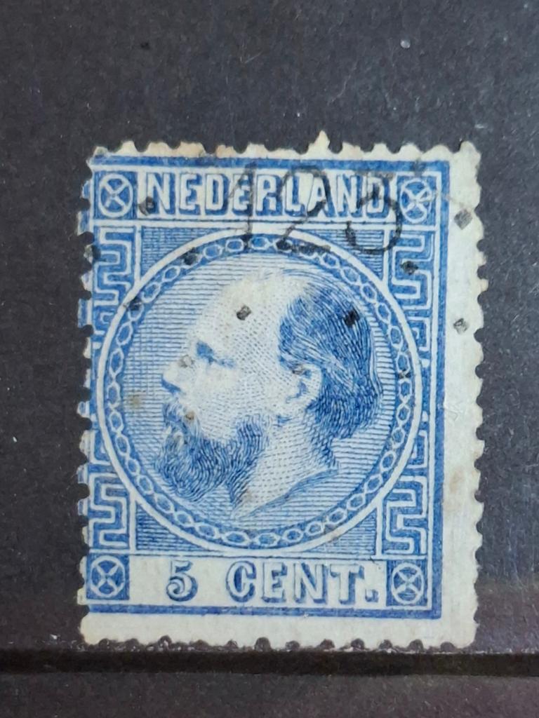 Puntstempel zegel nr 125 Wormerveer nvph nr 7, Postzegels en Munten, Ophalen of Verzenden
