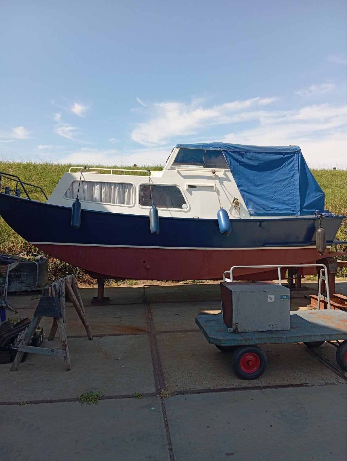 Doerak 700 - Vaarklaar met recente antifouling, Watersport en Boten, Staal, Gebruikt, Diesel, Doerak