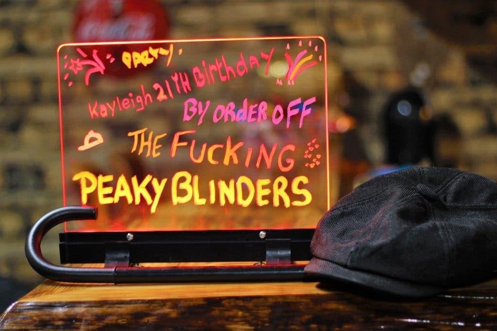 Led schrijfbord - Led decoratie - Mancave - LED