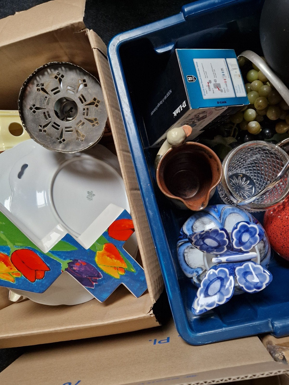 Antiek kristal servies, schilderijen en meer, Ophalen