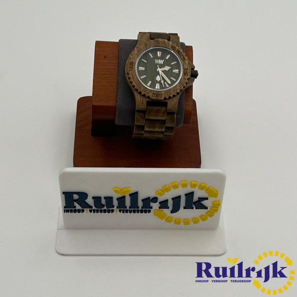 WeWood horloge hout - Nette staat, Flex Ltd., Zo goed als nieuw, https://flex.com/contact-us, Nobelstraat 10, 5807 GA Oostrum LB, Limburg, Nederland