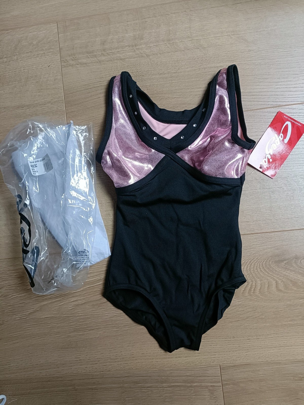 Capezio 4083C Tank Gym Leotard Turnpak Nieuw Maat 98, Zwart, Nieuw, Ophalen of Verzenden, Kleiner dan kindermaat 122