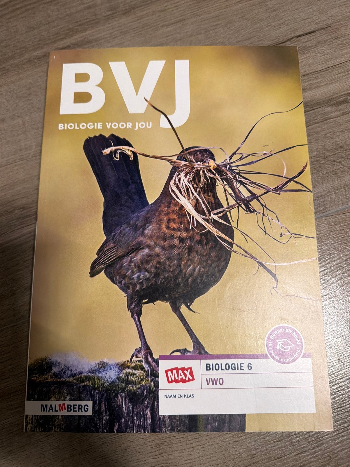 Biologie voor Jou VWO 6 - Malmberg, Verzenden, Zo goed als nieuw, VWO, Biologie