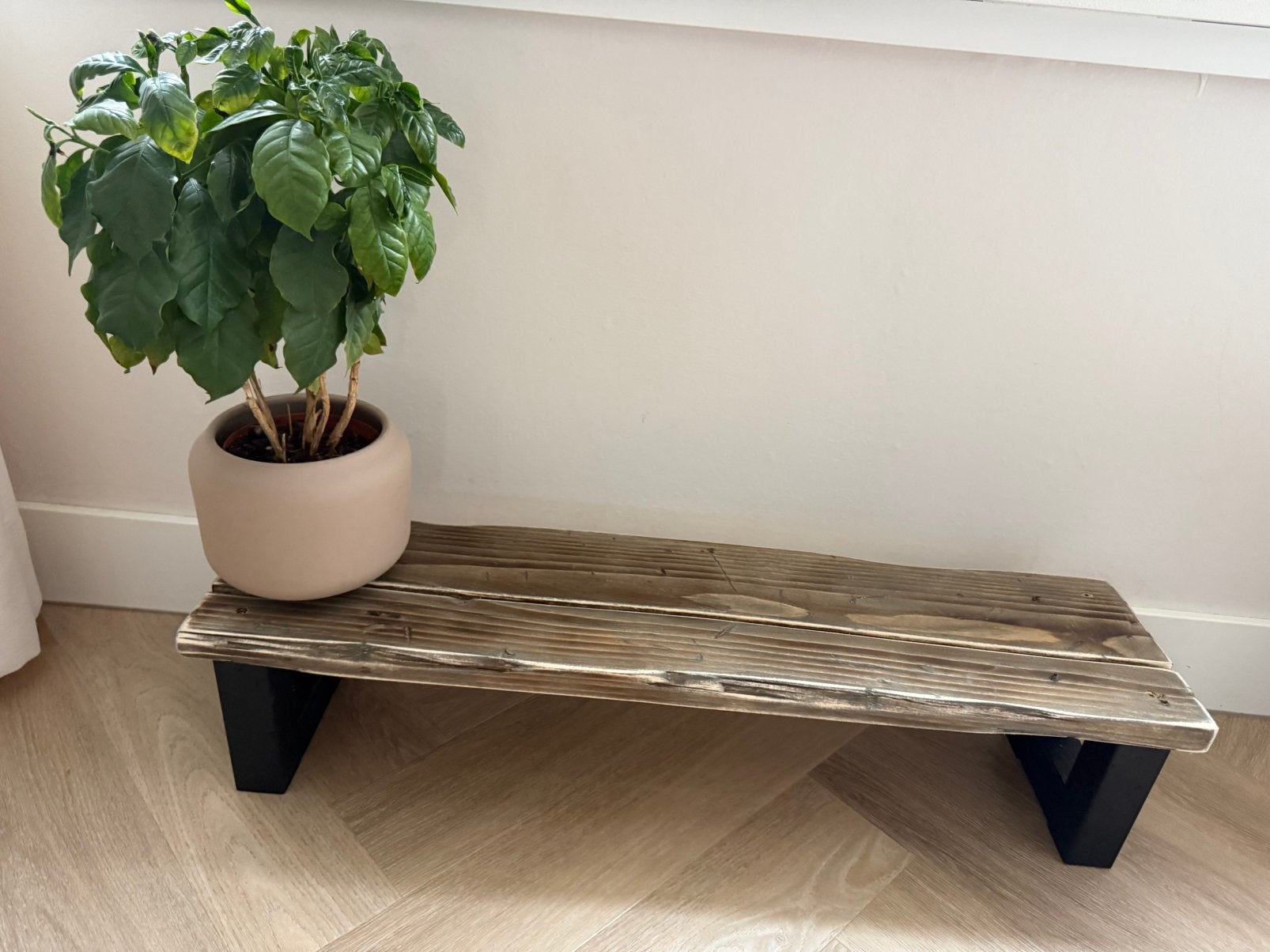 Nieuw vensterbank bankje van sloophout. 80x20x18, Ophalen of Verzenden, Nieuw, Hout