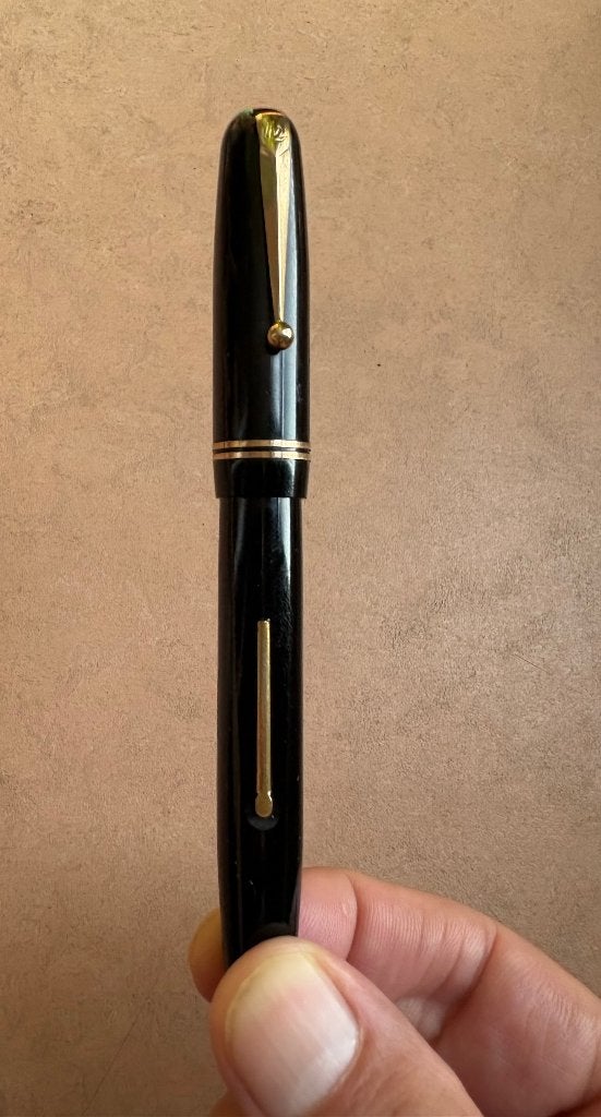 Swan vulpen, vintage, met 14K gouden penpunt, Verzamelen, Pennenverzamelingen, Ophalen of Verzenden, Gebruikt, Vulpen, Overige merken