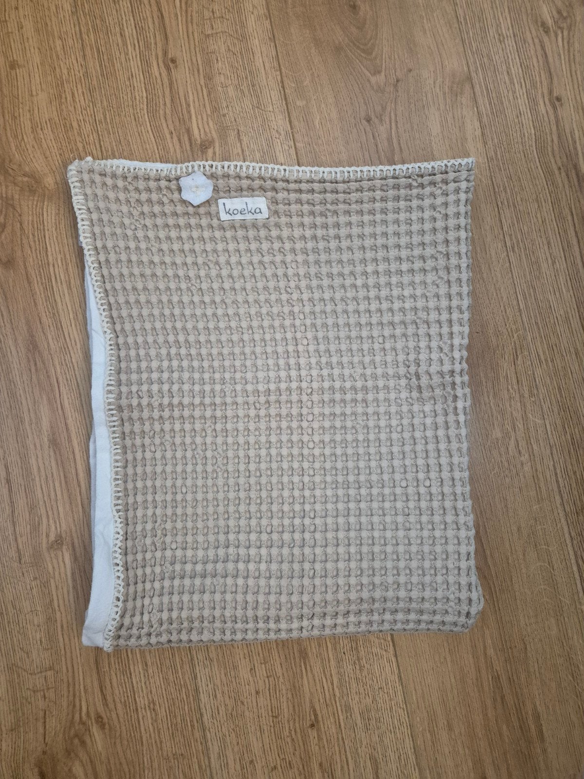 Koeka wafelstof deken/wikkeldoek, Ophalen of Verzenden, Zo goed als nieuw, Deken