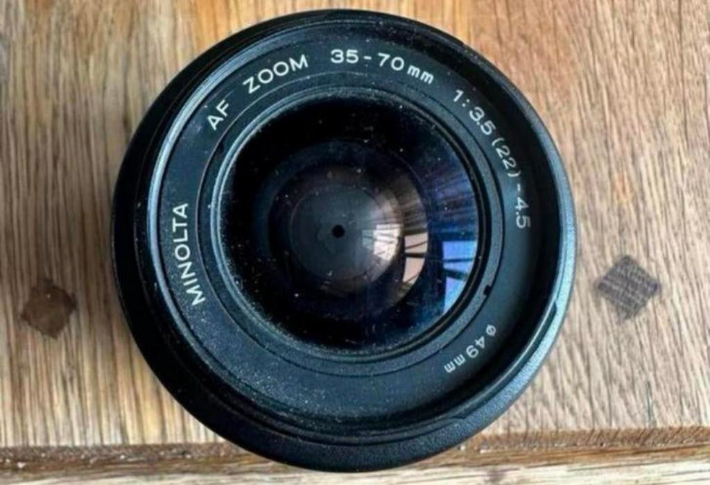 Minolta AF zoom 0,5m/1.6 ft  lens AF 35-70, Ophalen of Verzenden, Gebruikt