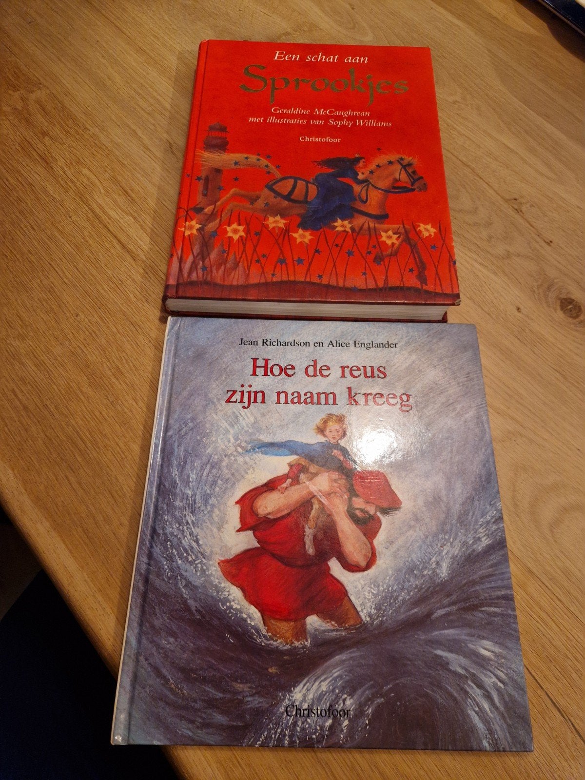 een schat aan Sprookjes  en Hoe de reus zijn naam kreeg, Boeken, Ophalen of Verzenden, Gelezen, Geraldine McCaughrean, Jean Richardson, Alice Englander