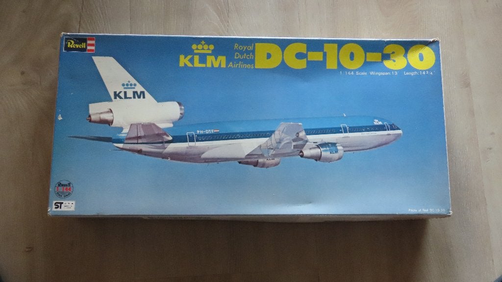 DC-10-30 KLM Revell 1/144, 1:72 tot 1:144, Revell, Ophalen of Verzenden, Zo goed als nieuw