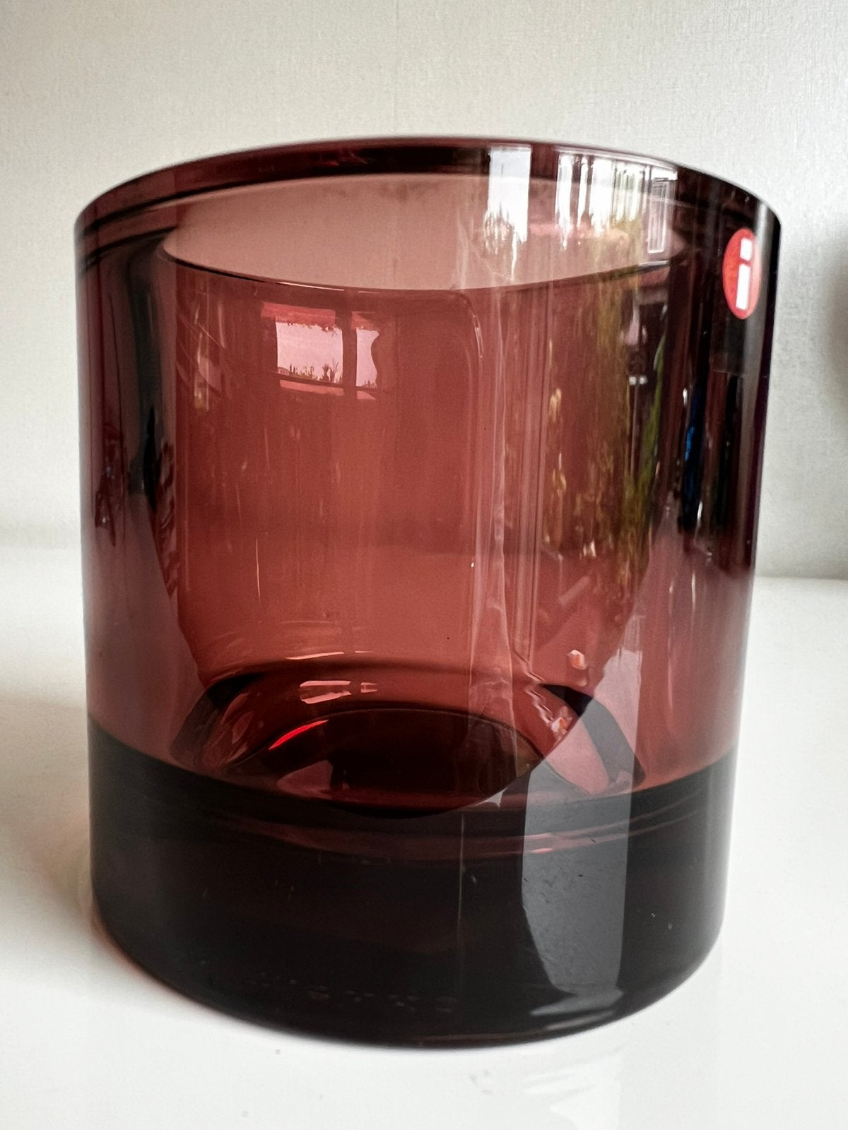 Iittala Kivi Kandelaar Purple  Purppura H. Orvola 2009 80 mm, Huis en Inrichting, Waxinelichthouder, Nieuw, Ophalen of Verzenden