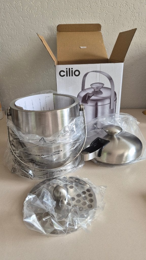 Nieuwe ijsemmer met deksel Cilio Freddo, Overige typen, Ophalen of Verzenden, Overige materialen, Overige merken