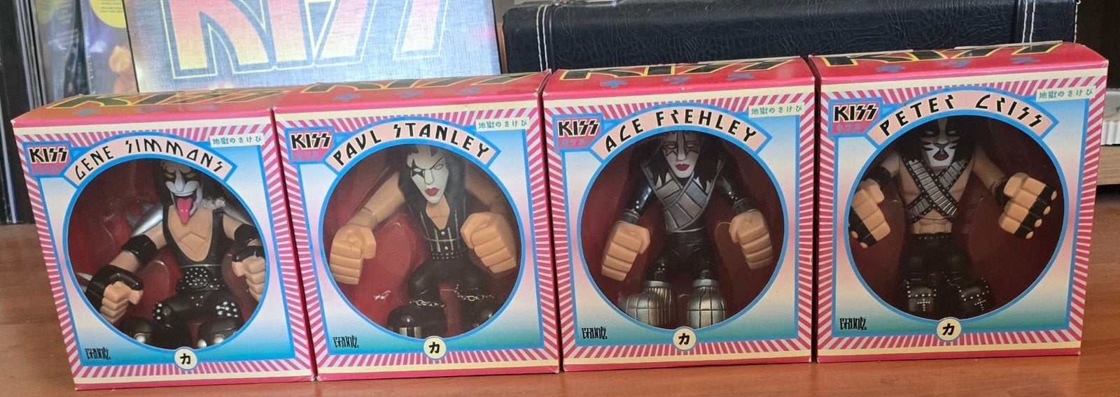 KISS GRUNTZ POPPEN COMPLETE SET, Verzamelen, Ophalen of Verzenden, Zo goed als nieuw