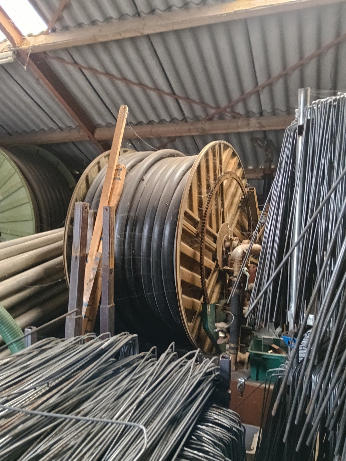 beregenings haspel, Ophalen, Akkerbouw, Beregening en Drainage
