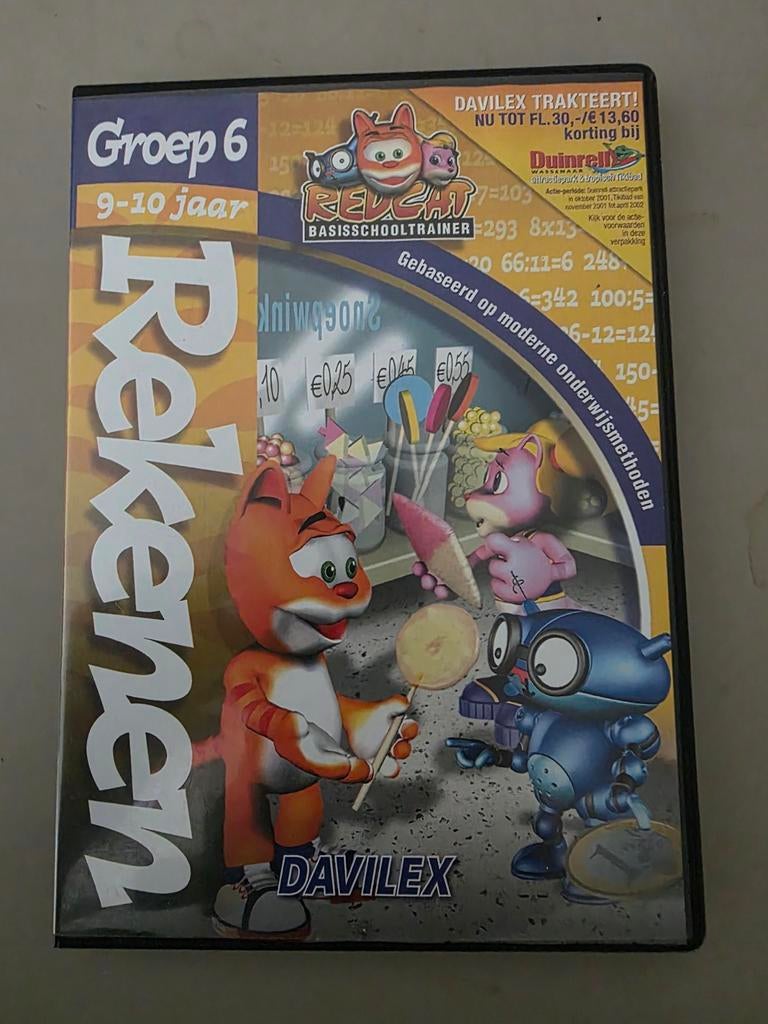 Pc game RedCat Red Cat rekenen 9-10 jaar, Spelcomputers en Games, Puzzel en Educatief, 1 speler, Ophalen of Verzenden, Zo goed als nieuw
