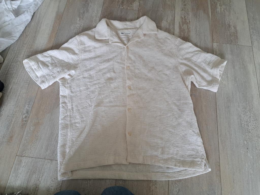 Zara heren Blouse, Ophalen, Zo goed als nieuw, Blauw, Overhemd