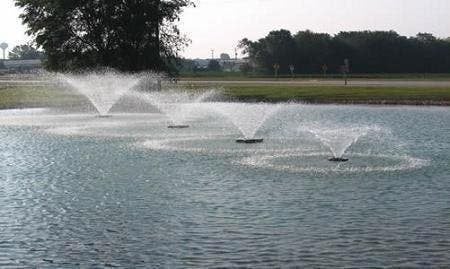 Professionele Vijverbeluchter/ fontein diverse uitvoeringen, Ophalen, Gebruikt, Beton, Fontein