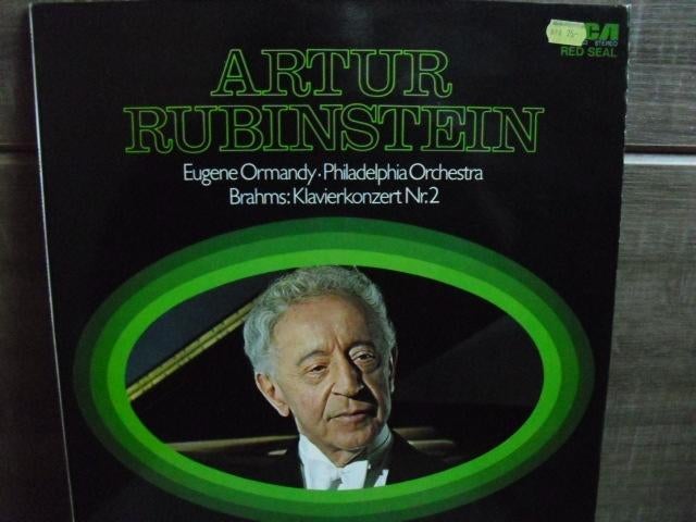 Brahms - Rubinstein "Klavierkonzert Nr.2" LP, Cd's en Dvd's, Vinyl | Klassiek, Gebruikt, Ophalen of Verzenden, Romantiek, 12 inch