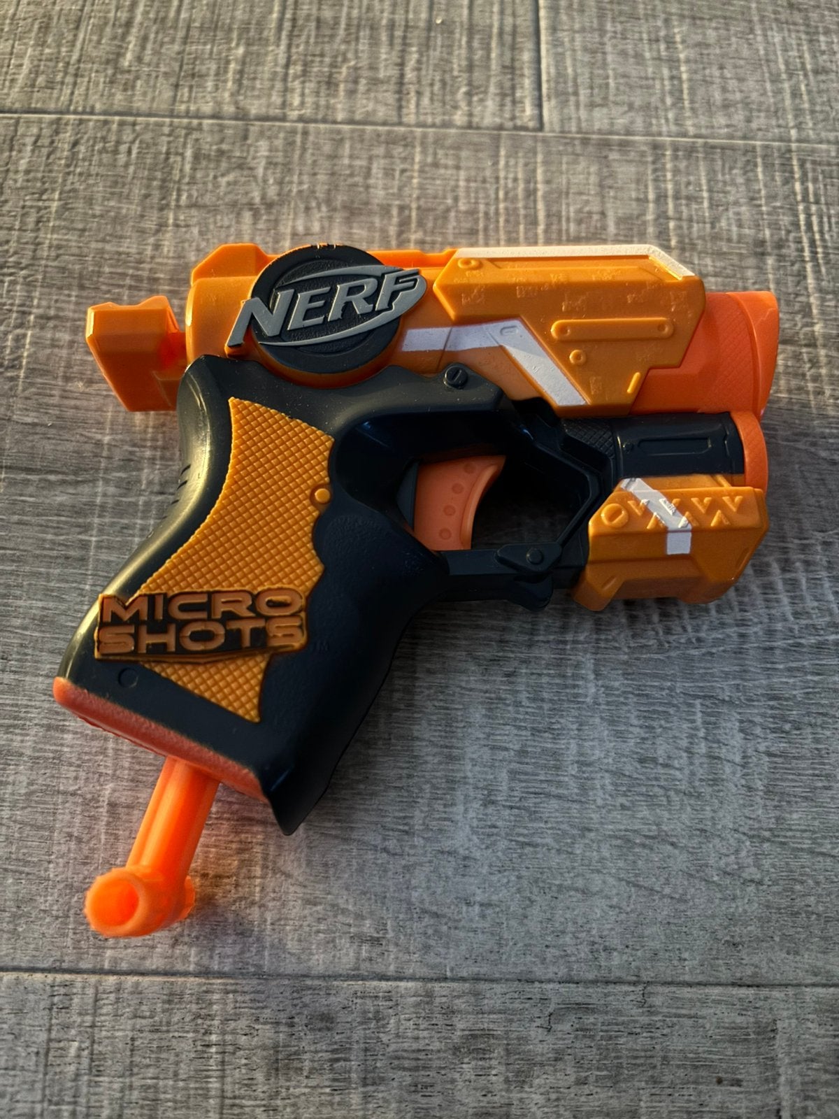 Nerf microshots Zombie strike hammershot pistool, Ophalen of Verzenden, Zo goed als nieuw