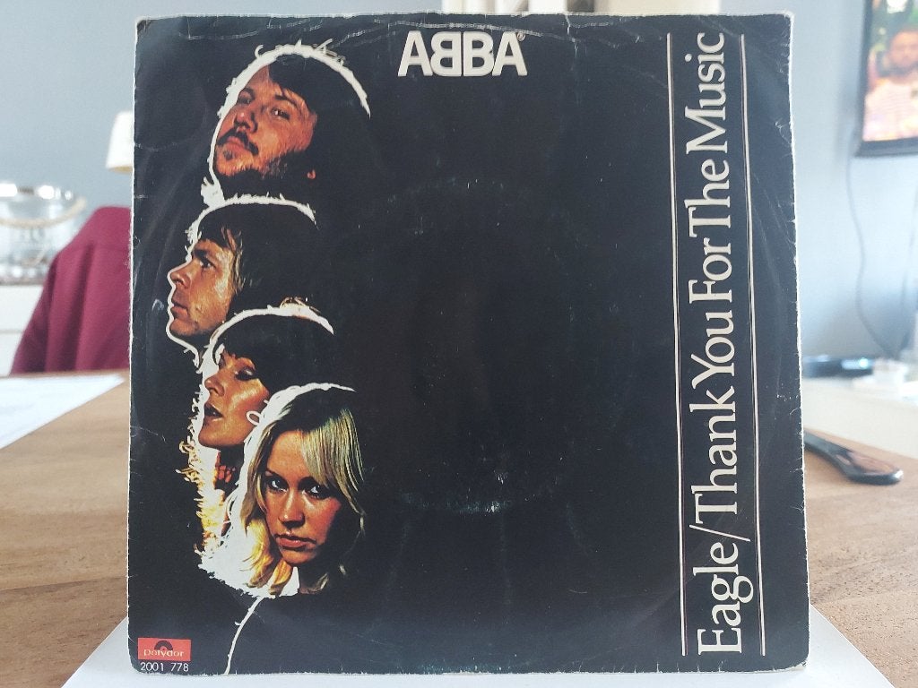 7" Single Abba - Eagle / Thank You For The Music, Cd's en Dvd's, Vinyl Singles, Gebruikt, 7 inch, Ophalen of Verzenden, Pop