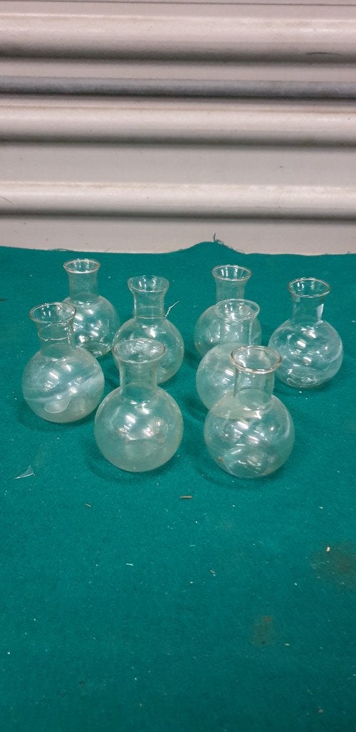 bolletjes van glas 8 stuks, Ophalen of Verzenden, 'T Olde Gre-j, Info@toldegrej.nl, Endepoelstraat 20f Didam