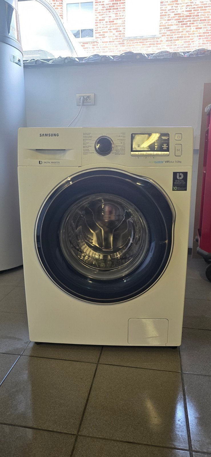 Samsung eco bubble, Witgoed en Apparatuur, Wasmachines, Ophalen, 1200 tot 1600 toeren, Gebruikt, 8 tot 10 kg