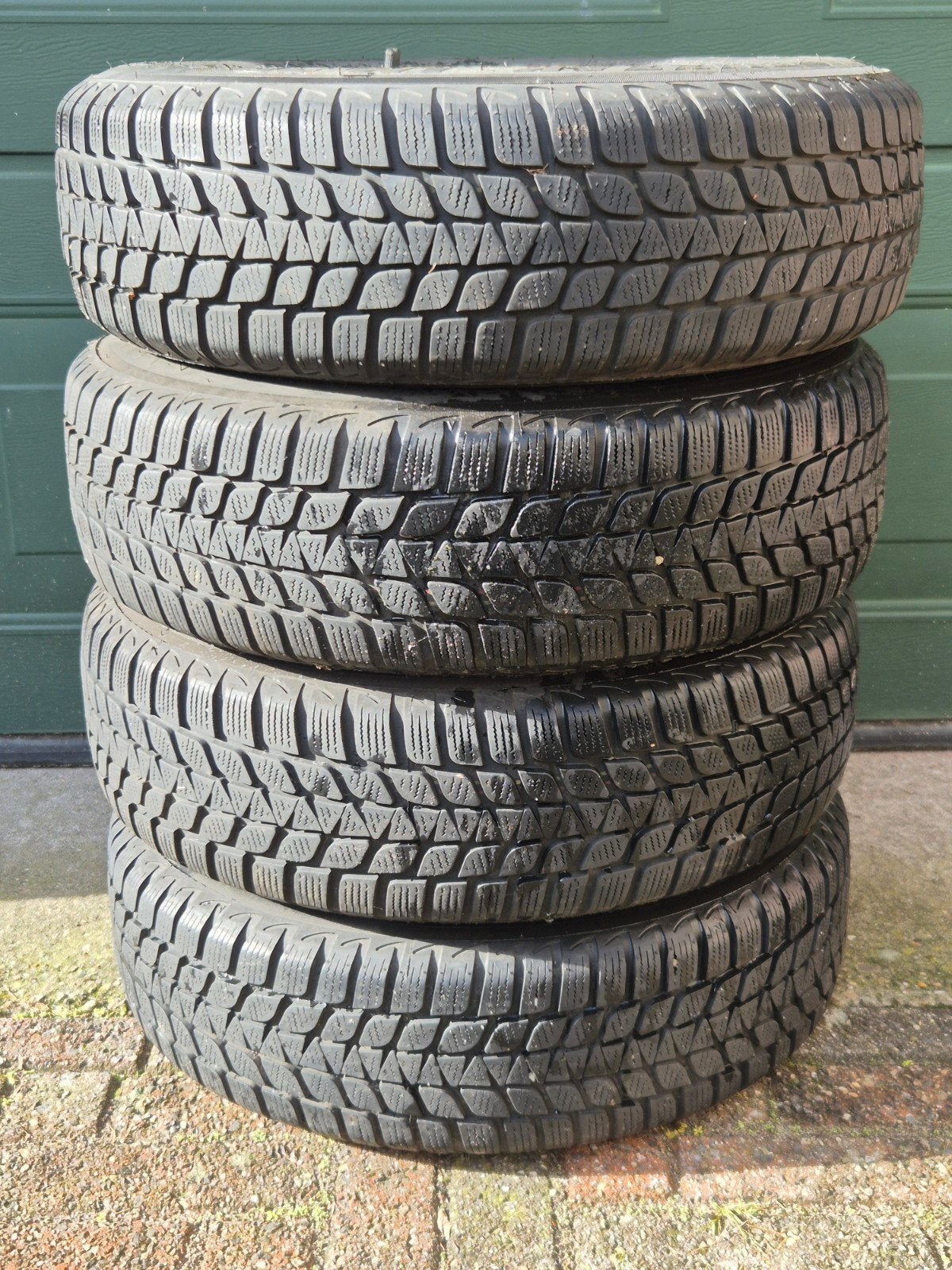 Kia Picanto winterbanden met velgen 155/70 R13 75T, Ophalen, Gebruikt