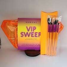 Morphe VIP SWEEP by SAWEETIE 6-piece BRUSH COLLECTION + BAG, Gehele gezicht, Nieuw, Oranje, Ophalen of Verzenden