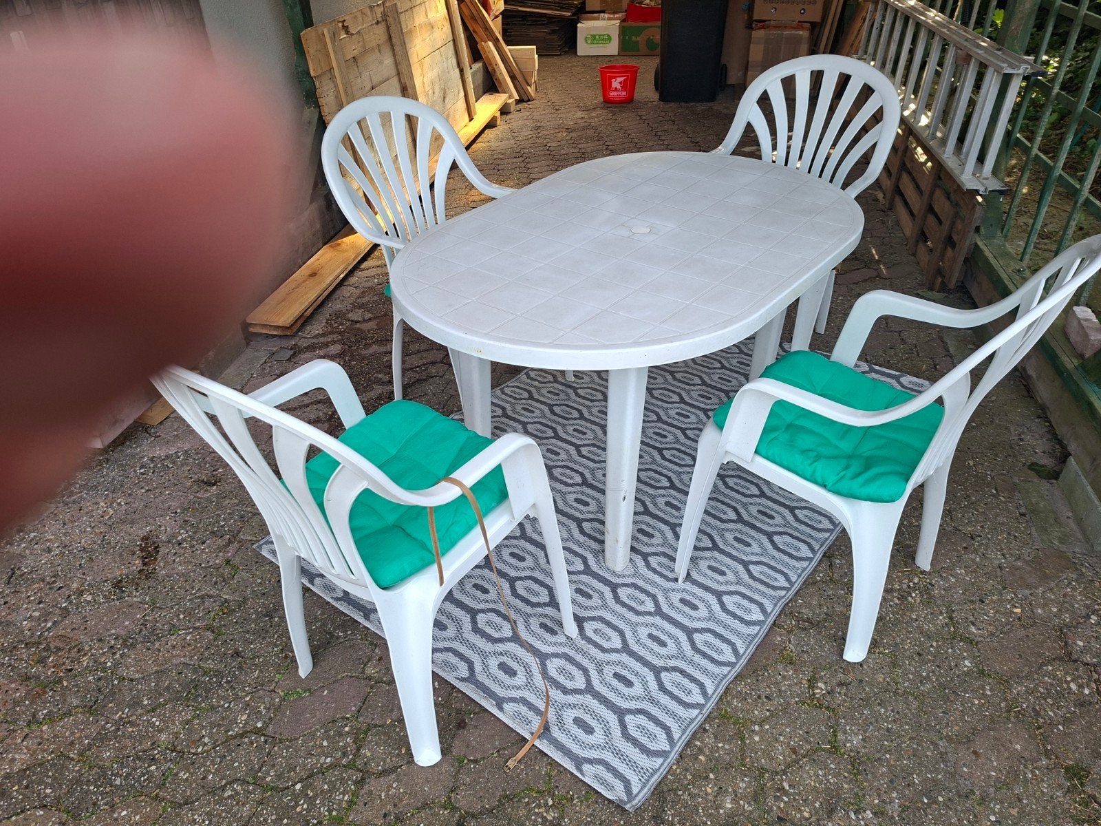 Nieuwe tuinset 2 maande oud en niet gebruikt, Ophalen, Nieuw