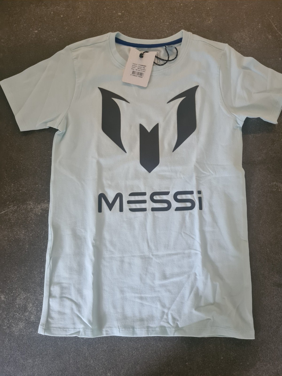 Nieuw Messi T-shirt - Lichtblauw met logo, Ophalen of Verzenden, Nieuw