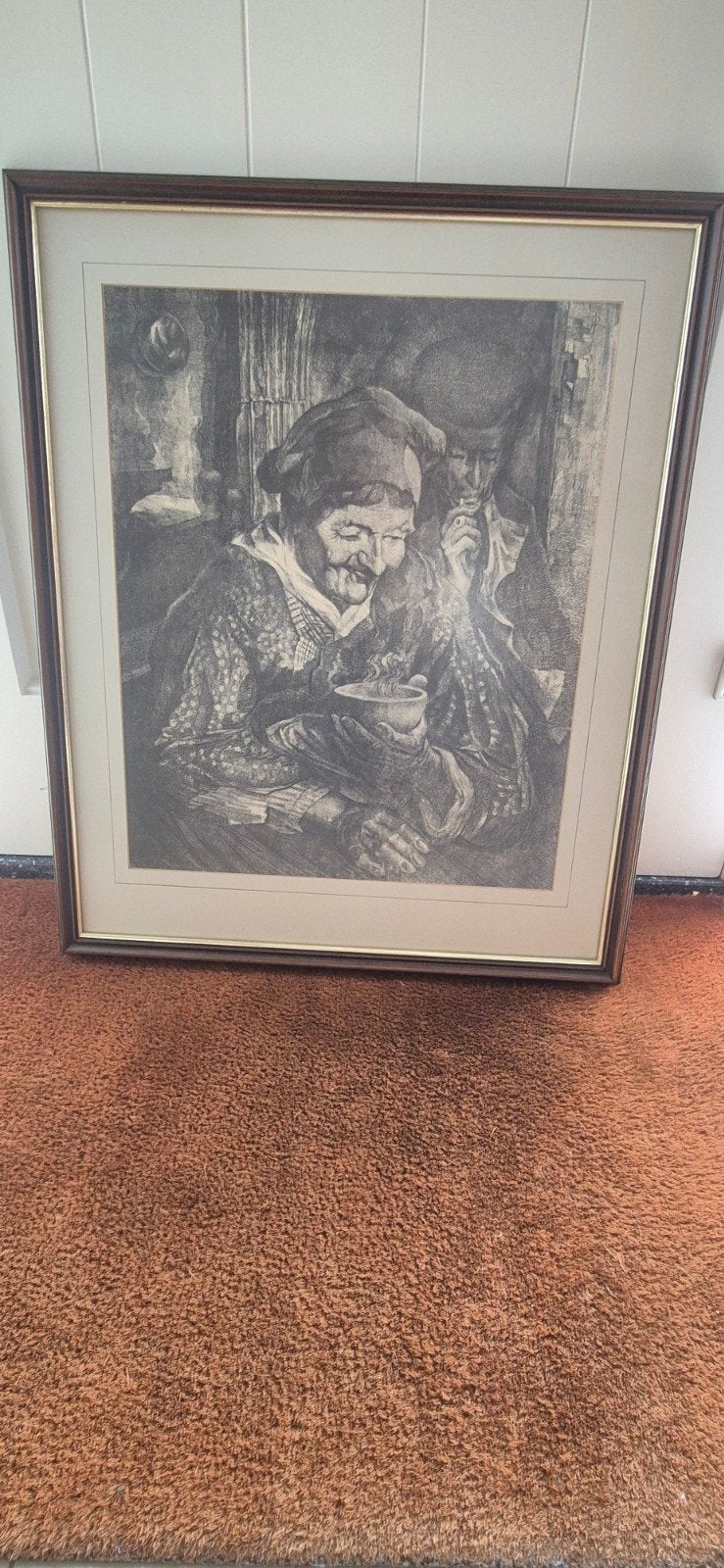 litho /ets heikneuters. Dimmen Gestel, Ophalen, Ets, 1900 - 1949, Ingelijst