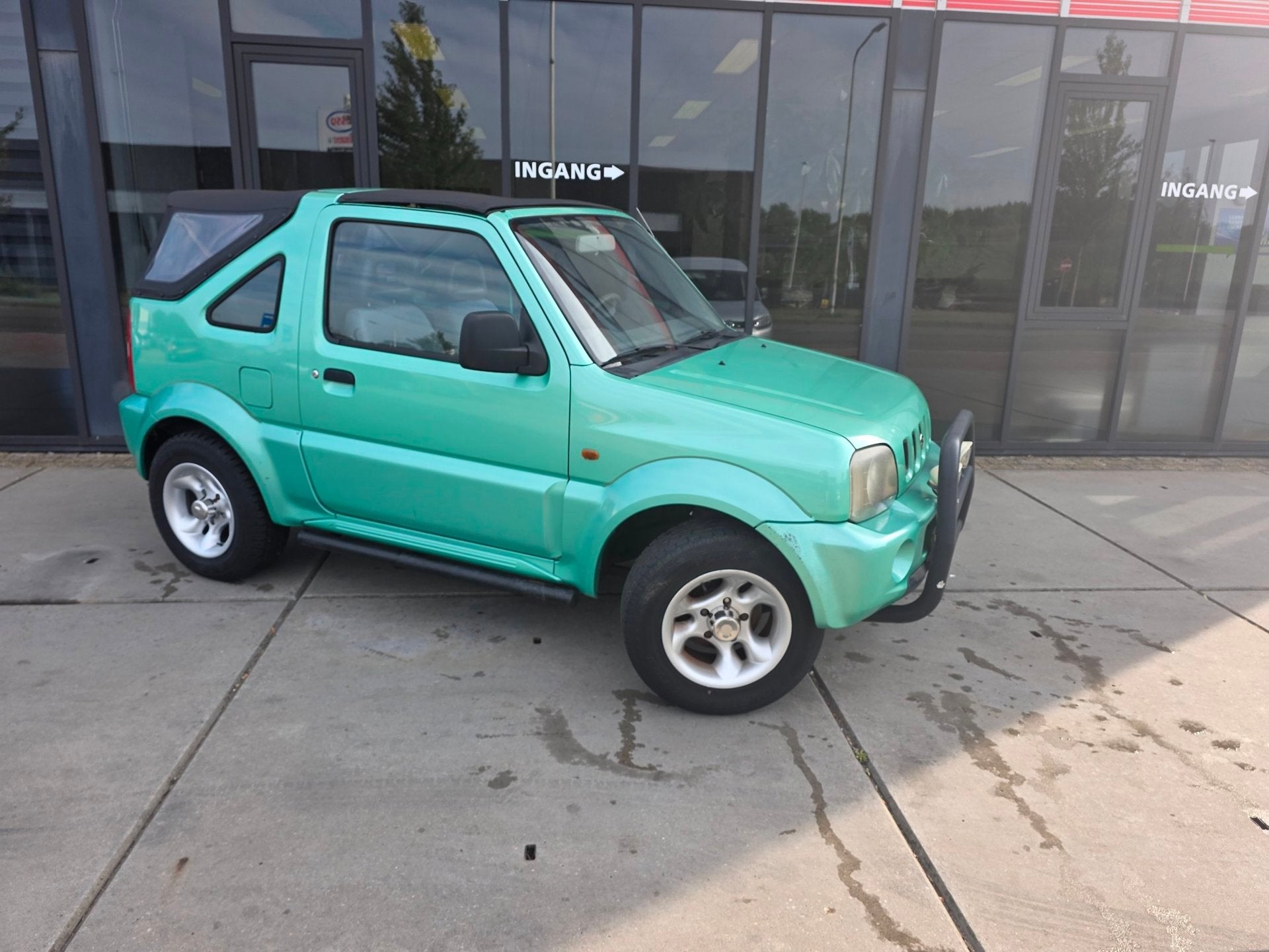 Suzuki Jimny 1.3 JLX Cabrio - 4x4 - NIEUWE APK, Auto's, Euro 2, Stof, Zwart, 4 cilinders