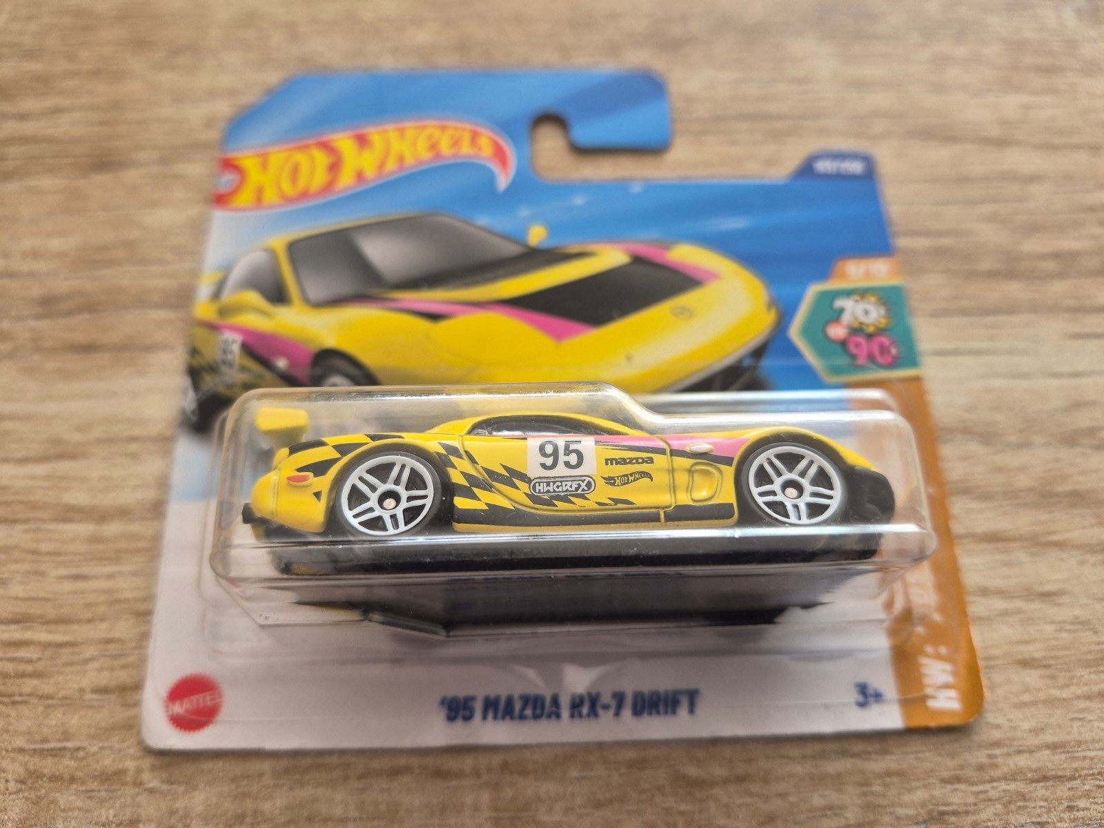 '95 Mazda MX-7 Drift  1:64 ( Hotwheels), Ophalen of Verzenden, Nieuw, Auto