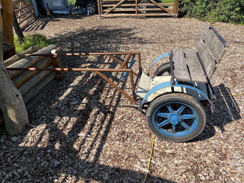Sulky / Tweewieler voor A/B pony, Dieren en Toebehoren, Ophalen, Gebruikt, Pony, Overige merken