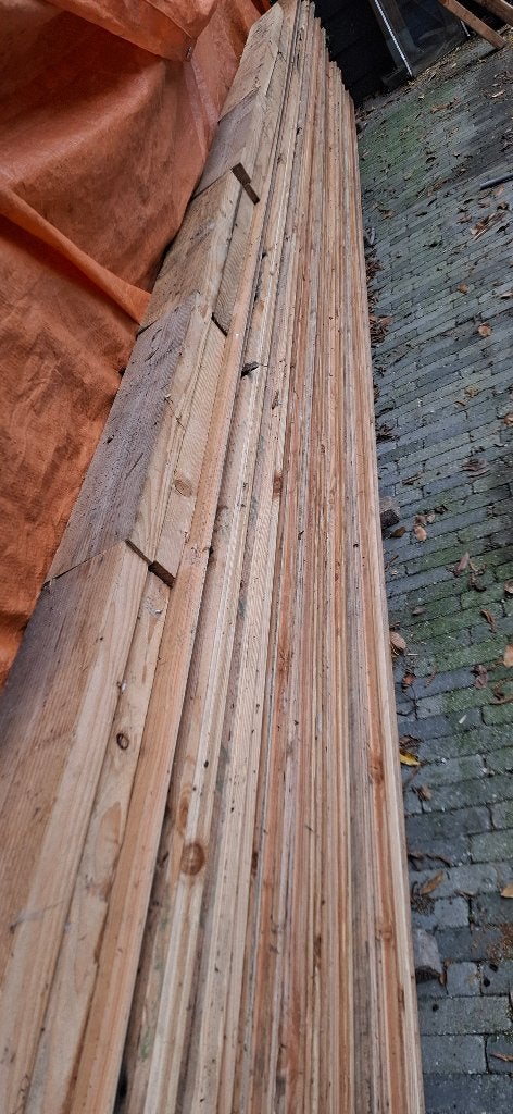 Vloerplanken, Doe-het-zelf en Verbouw, Hout en Planken, Ophalen, Minder dan 25 mm, Zo goed als nieuw, Plank