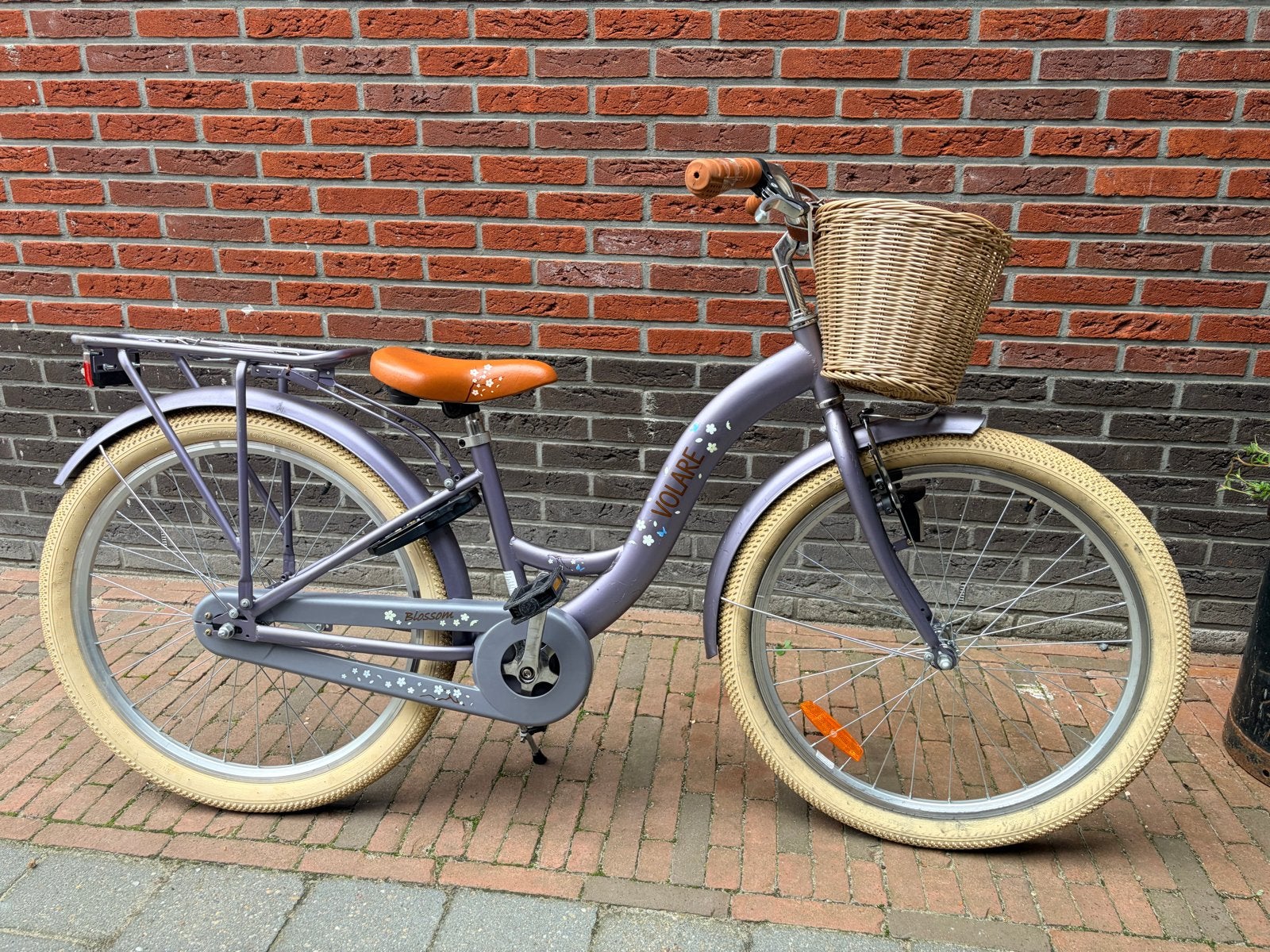 Volare Blossom Kinderfiets 24 inch - Zo goed als nieuw, Terugtraprem, 24 inch, Ophalen of Verzenden, Handrem