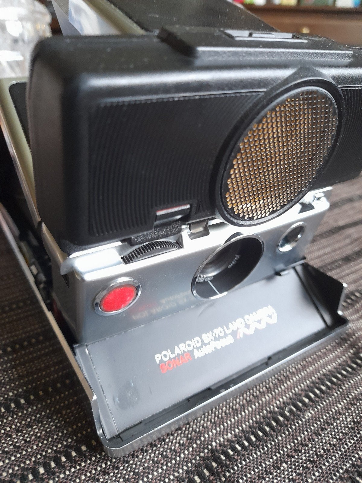 Vintage Polaroid SX-70 Landcamera Sonar Autofocus., Ophalen of Verzenden, Polaroid, Polaroid
