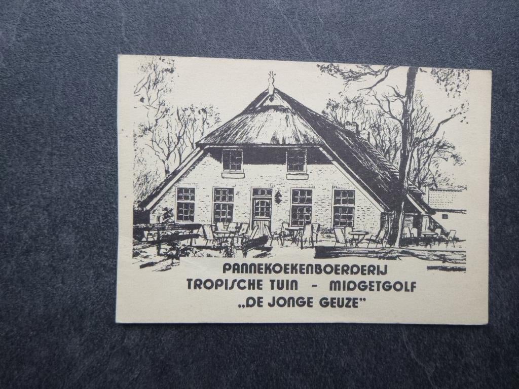 Ruinen, de Jonge Geuze pannekoeken boerderij kunst, Verzenden, 1980 tot heden, Ongelopen, Noord-Brabant