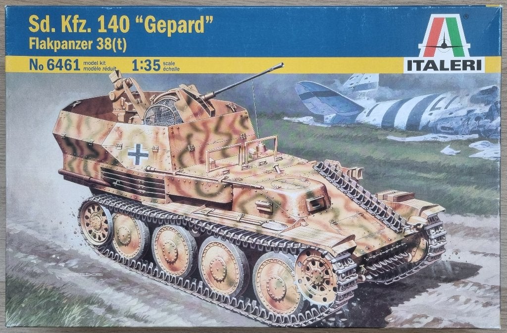 Italeri 1:35 #6461 WWII German Sd.Kfz.140 Gepard Flakpanzer, Tank, Italeri, 1:32 tot 1:50, Nieuw