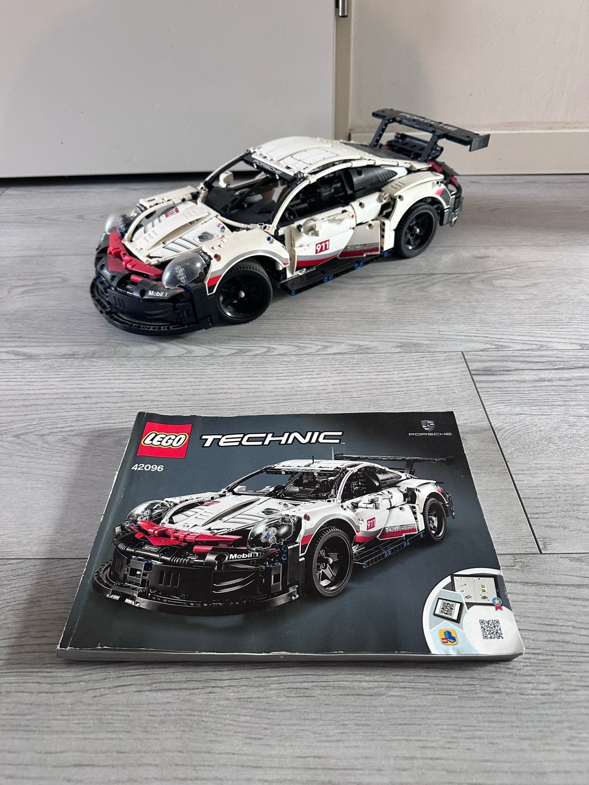 LEGO Technic Porsche 911 RSR (42096) met boekje, Ophalen, Zo goed als nieuw, Overige merken