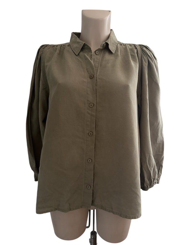 Samsoe Samsoe blouse S, Zo goed als nieuw, Verzenden, Blauw