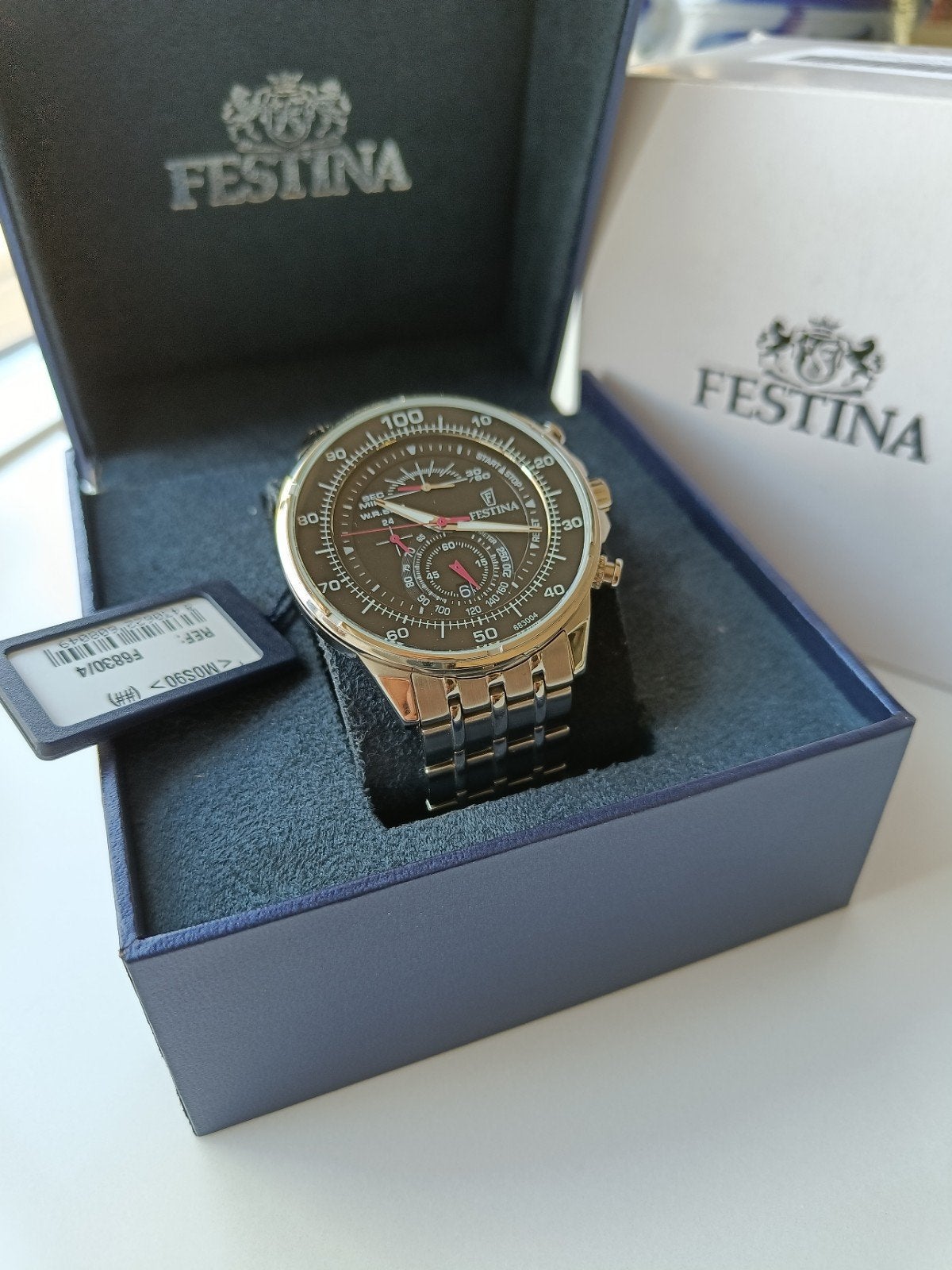 Festina Chronograph Citizen Miyota OS90, IOS, Ophalen of Verzenden, Zo goed als nieuw, Waterdicht