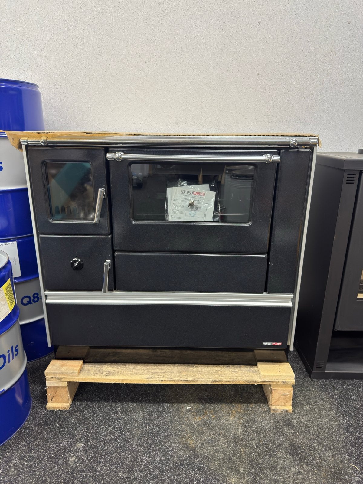 Alfa Plam Dominant 90 Houtfornuis (8 kW) - Nieuw, Ophalen, Nieuw, Grill, Vrijstaand