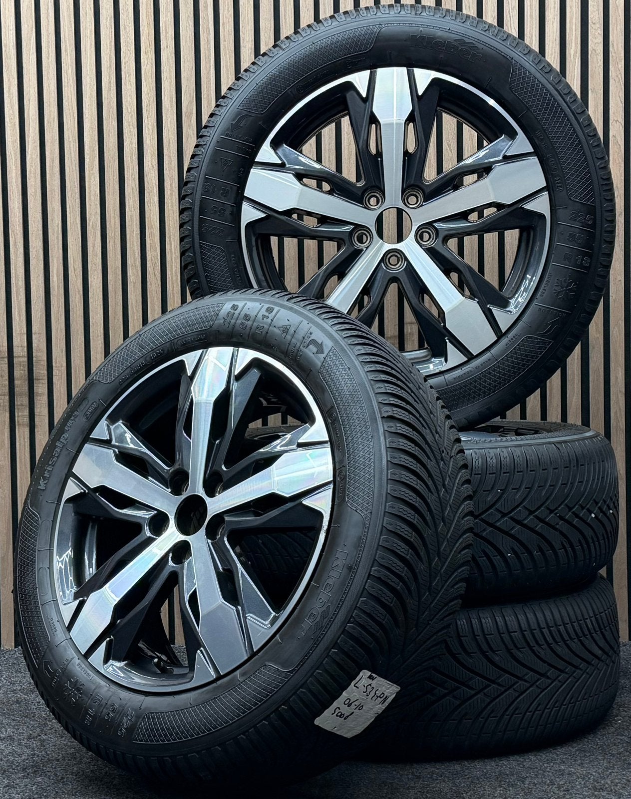 Originele 18 inch Peugeot 3008 5008 5x108 ET49 225/55/18 XL, Ophalen, 18 inch, ., Banden en Velgen