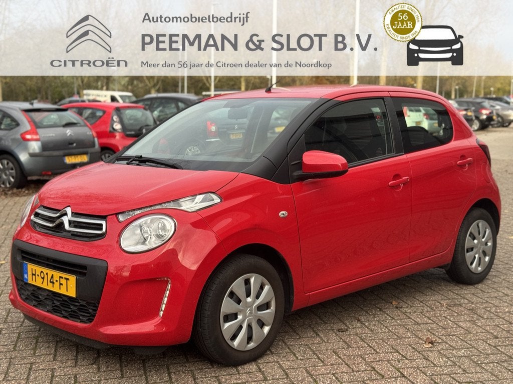 Citroën C1 1.0 VTi Feel Camera|Airco|1ste eigenaar!, Auto's, Citroën, Voorwielaandrijving, Stof, Gebruikt, 4 stoelen