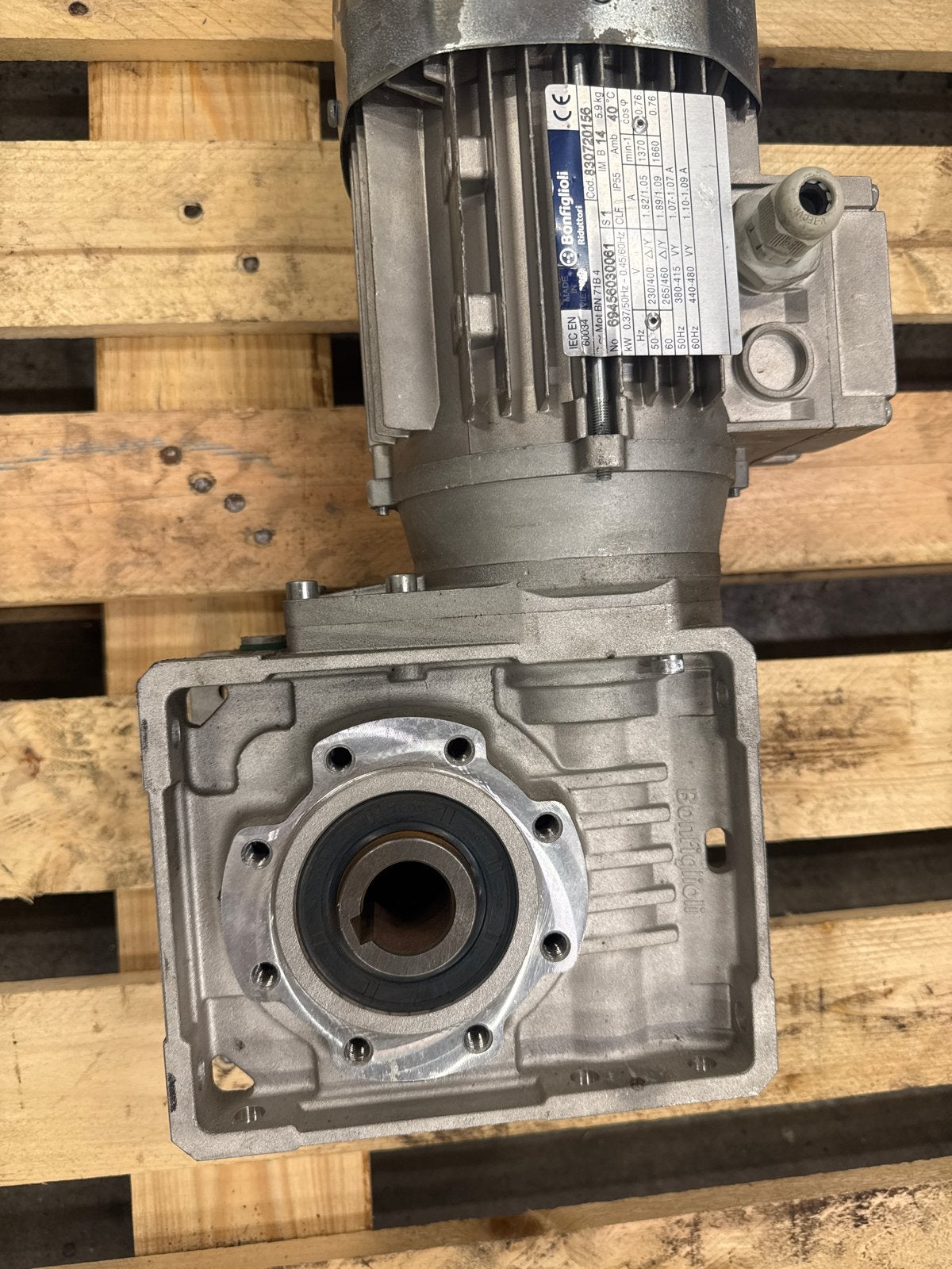 Bonfiglioli Elektra motor  W83U P71 Reductie, Doe-het-zelf en Verbouw, Ophalen of Verzenden, Nieuw, Elektromotor