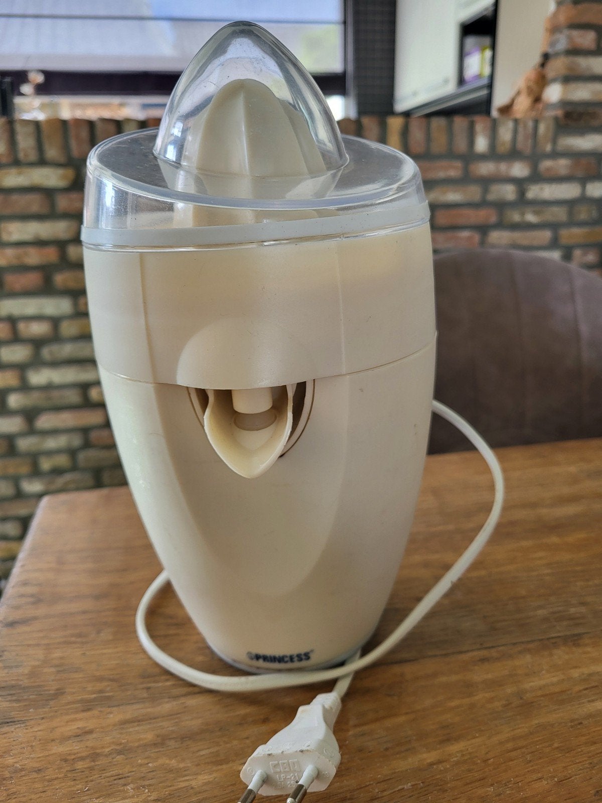 Princess Citruspers / Sapcentrifuge, Witgoed en Apparatuur, Ophalen of Verzenden, Gebruikt, Elektrisch, Sapcentrifuge