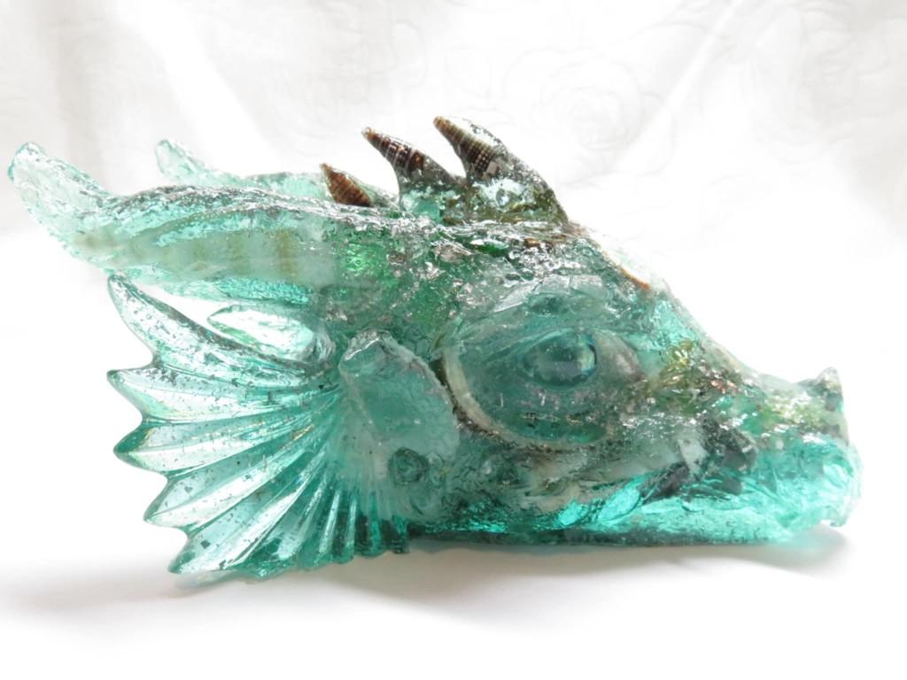 orgoniet draak met oa larimar / avaloniet, Ophalen of Verzenden